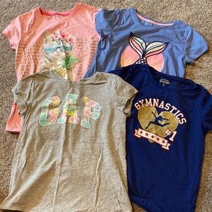 Lot of 4 girls t shirts